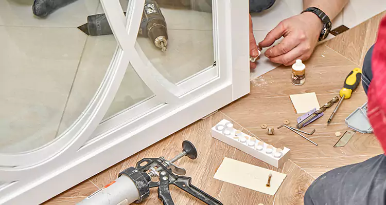 Interior Patio Door Casing Repair in DeLand, FL